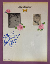 Load image into Gallery viewer, Elke Sommer Signed Autograph Photo Collage Dated 1990 "To Bernie"
