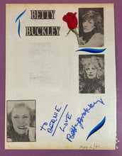 Load image into Gallery viewer, Melissa Manchester &amp; Betty Buckley Signed Scrapbook Pages Lot of 2 (1990)
