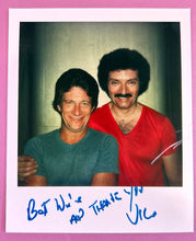 Load image into Gallery viewer, Original Signed Type-1 Polaroid Photo of Vic Franklin &amp; Unidentified Man
