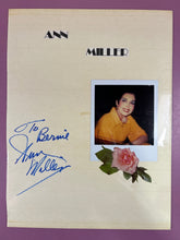 Load image into Gallery viewer, Ann Miller &amp; Marian Seldes Autographed Scrapbook Pages w/ Type-1 Photos
