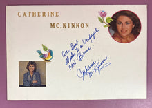 Load image into Gallery viewer, Catherine McKinnon Autographed Signed Photo Card to Fan Bernie
