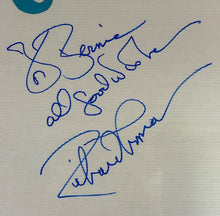 Load image into Gallery viewer, Richard Thomas Autographed Page "To Bernie" w/ Matt Ferrigno Ad on Back

