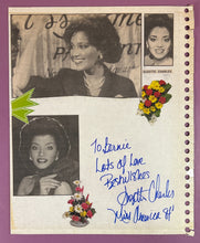 Load image into Gallery viewer, Suzette Charles Miss America 1984 Autographed Scrapbook Page w/ Clippings
