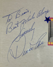 Load image into Gallery viewer, Dennis Awe Autographed Scrapbook Page w/ Photo &amp; The Shaggy D.A. Promo '76
