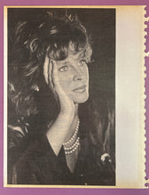 Load image into Gallery viewer, Anouk Aimée Signed Autograph Scrapbook Page w/ Type-1 Polaroid Photo Dated 1986
