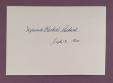 Load image into Gallery viewer, 1960 Maurice 'Rocket' Richard Autographed Type-1 Photo Montreal Canadiens
