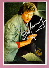 Load image into Gallery viewer, David Hasselhoff Autographed Knight Rider 8x10 Photograph on AGFA Paper
