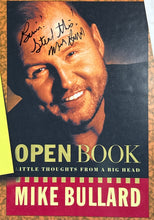 Load image into Gallery viewer, Mike Bullard Autographed "Open Book" 14x11" Promo Ad Flyer Doubleday Canada
