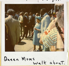 Load image into Gallery viewer, Vintage 1989 Queen Mother's Visit Scrapbook Page Photos Queen's Park Toronto
