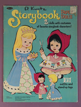 Load image into Gallery viewer, Vintage 1963 Whitman D. Kuntz Storybook Paper Dolls Uncut Book #1963
