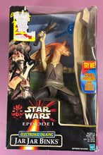 Load image into Gallery viewer, Star Wars Episode I Electronic Talking Jar Jar Binks 12" Figure Hasbro 1999

