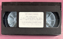 Load image into Gallery viewer, Pet Shop Boys I Don't Know What You Want... Promo VHS NTSC EMI Canada 1999
