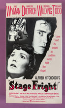 Load image into Gallery viewer, Alfred Hitchcock's Stage Fright VHS Tape (1990) Jane Wyman Marlene Dietrich
