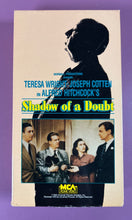 Load image into Gallery viewer, Alfred Hitchcock's Shadow of a Doubt VHS Tape (MCA Home Video) B&amp;W
