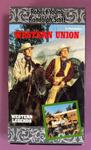 Load image into Gallery viewer, Western Union VHS (1989) Robert Young, Randolph Scott - Western Legends
