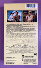 Load image into Gallery viewer, Western Union VHS (1989) Robert Young, Randolph Scott - Western Legends
