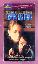 Load image into Gallery viewer, Leaving Las Vegas VHS (1995) Nicolas Cage, E. Shue, MGM Contemporary Classics
