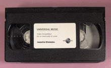 Load image into Gallery viewer, Universal Music Promo VHS Video Compilation Rush, Shania Twain, Tragically Hip
