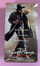 Load image into Gallery viewer, Wyatt Earp VHS 2-Tape Set (1994) Kevin Costner, Dennis Quaid, Gene Hackman

