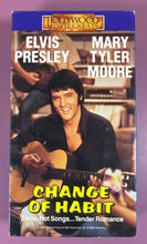 Load image into Gallery viewer, Change of Habit VHS Tape (1987) Elvis Presley, Mary Tyler Moore
