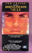 Load image into Gallery viewer, Born on the Fourth of July VHS (1989) Tom Cruise, Oliver Stone
