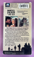 Load image into Gallery viewer, Born on the Fourth of July VHS (1989) Tom Cruise, Oliver Stone
