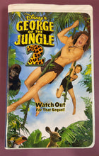 Load image into Gallery viewer, Disney's George of the Jungle 2 VHS (2003) Family Comedy Clamshell Case
