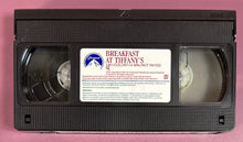 Load image into Gallery viewer, Breakfast at Tiffany's VHS Tape (1992 Paramount) Audrey Hepburn, G. Peppard
