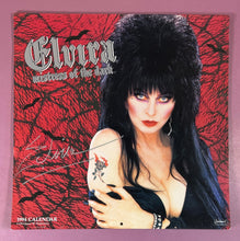 Load image into Gallery viewer, Signed Elvira Mistress of the Dark 1994 Wall Calendar Landmark Calendars
