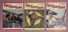 Load image into Gallery viewer, Lot of 3 Fur-Fish-Game Harding's Magazine Vintage 1944 Jan, Apr, Sep Issues
