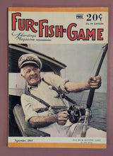 Load image into Gallery viewer, Lot of 3 Fur-Fish-Game Harding's Magazine Vintage 1944 Jan, Apr, Sep Issues
