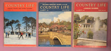 Load image into Gallery viewer, Lot of 3 Vintage Country Life Magazines November 1965 Travel Sports London
