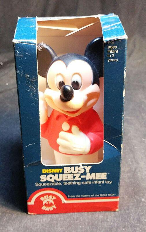 1978 Disney Busy Squeez-Mee Mickey Mouse Infant Toy