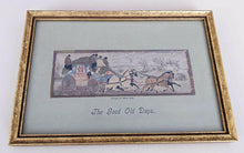 Load image into Gallery viewer, Vintage Framed Stevengraph - Woven Silk - The Good Old Days
