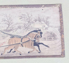 Load image into Gallery viewer, Vintage Framed Stevengraph - Woven Silk - The Good Old Days
