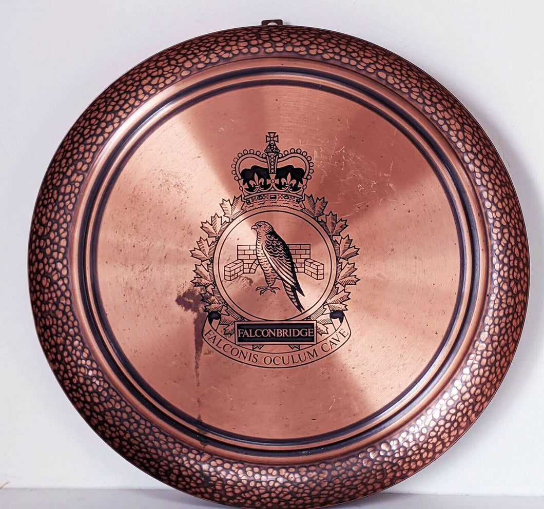 CFS Falconbridge Military Radio Station Copper Plate