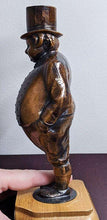 Load image into Gallery viewer, Brass “Artful Dodger” Charles Dickens Oliver Twist Figurine on Wood Base
