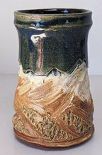 Load image into Gallery viewer, J. Hanson - Colorado - Pottery Mug - Mountain Scene
