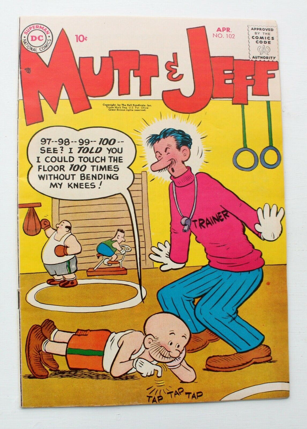 Mutt and Jeff (1939-65 All Am./National/Dell/Harvey) #102 in FN+ Shape
