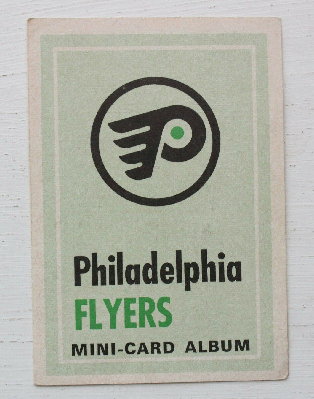 1969 OPC Philadelphia Flyers Mini Card Album Booklet w/o Stickers
