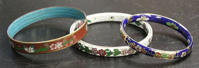 Lot of Cloisonne Bracelets