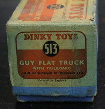 Load image into Gallery viewer, Dinky Toys 513 Guy Flat Truck with Tailboard in Vintage Box by Meccano LTD.
