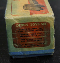 Load image into Gallery viewer, Dinky Toys 513 Guy Flat Truck with Tailboard in Vintage Box by Meccano LTD.
