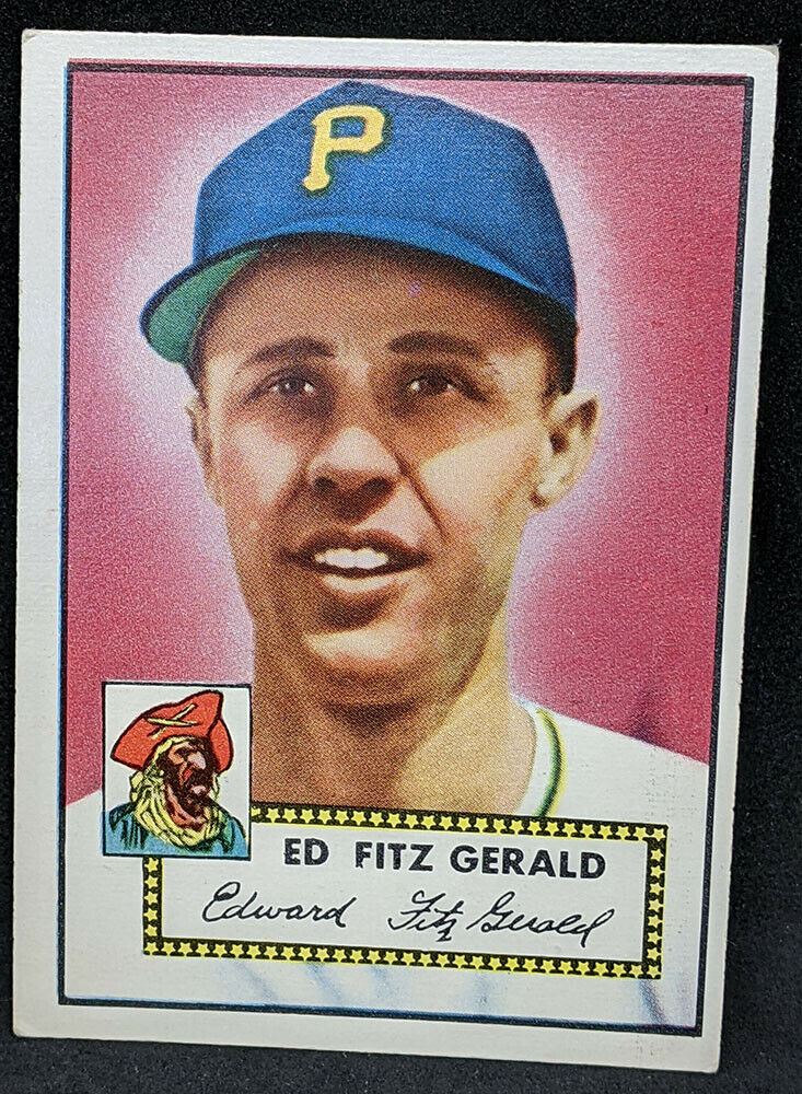 1952 TOPPS Baseball Card - #236 - Ed Fitz Gerald- VG