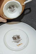 Load image into Gallery viewer, PARAGON, Double Warrant Fine Bone China Teacup &amp; Saucer - Peach &amp; Cabbage Rose
