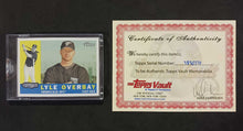Load image into Gallery viewer, 2009 Topps Heritage Toronto Blue Jays #36 Lyle Overbay No Back COA 1/1
