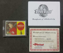 Load image into Gallery viewer, 2009 Topps Heritage Jay Bruce Cincinnati Reds No Back COA 1/1
