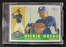 Load image into Gallery viewer, 2009 Topps Heritage Baseball #93 Rickie Weeks Milwaukee Brewers No Back 1/1
