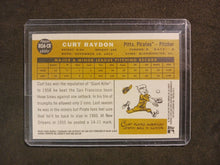 Load image into Gallery viewer, 2009 Topps Heritage Clubhouse ROA-CR Blue Ink Signed Curt Raydon
