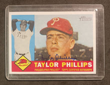 Load image into Gallery viewer, 2009 Topps Heritage Clubhouse ROA-TP Blue Ink Signed Taylor Phillips
